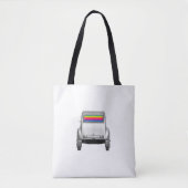 Tote Bag Car + rainbow (Devant)