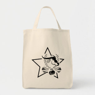 Tote Bag Carabao au buffle d'eau noire dans une étoile noi