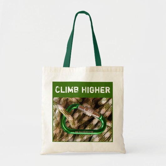 Tote Bag Carabiner et corde Escalade Fourre-tout (Devant)