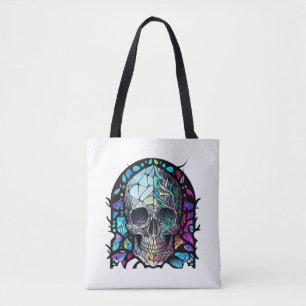 Tote Bag Caractère en verre de couleur de durée de vie du c