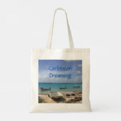 Tote Bag Caraïbes Dream Bonaire Bateaux de pêche Océan (Dos)