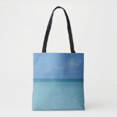 Tote Bag Caraïbes Horizon Tropical Turquoise Bleu (Devant)