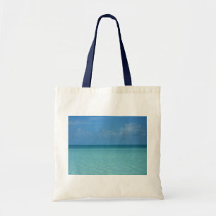 Tote Bag Caraïbes Horizon Tropical Turquoise Bleu