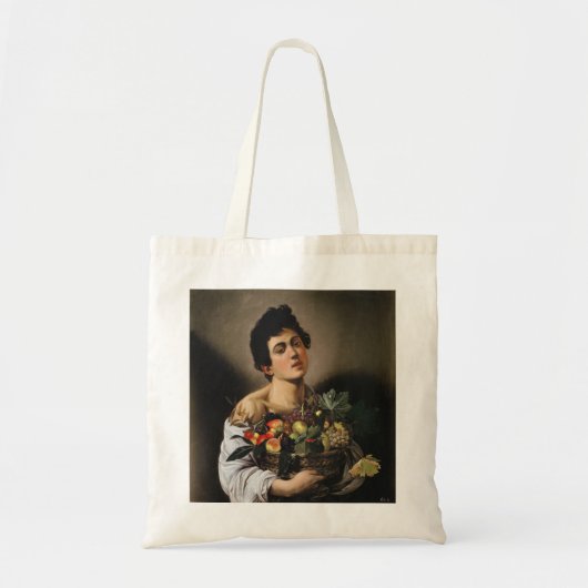 Tote Bag Caravaggio - Garçon Avec Panier De Fruits (Devant)