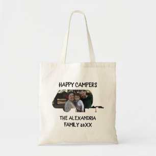 Tote Bag Caravane personnalisées caravane famille photo heu