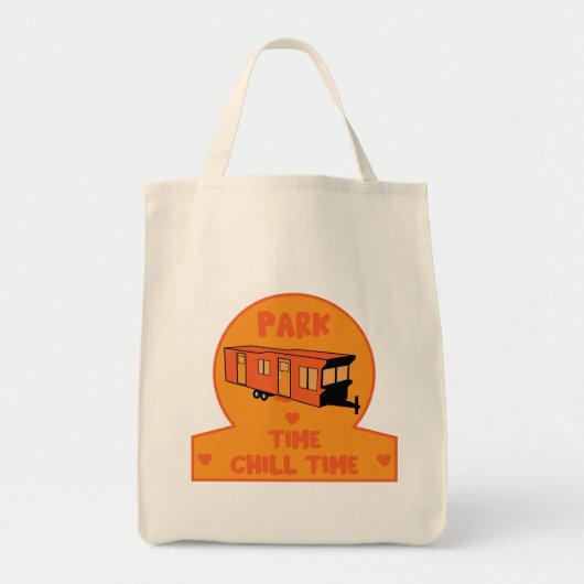 Tote Bag Caravane statique cadeau maison (Devant)
