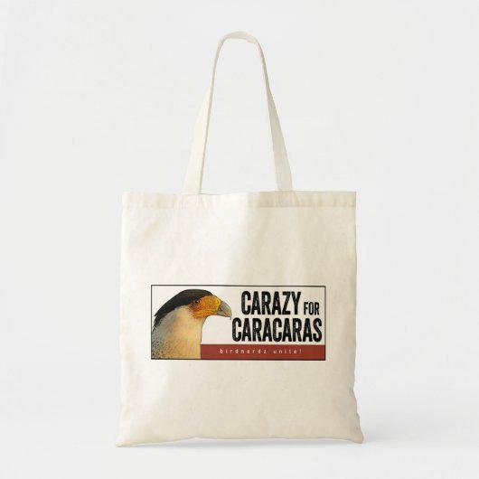 Tote Bag Carazy pour des Caracaras Fourre-tout (Devant)