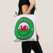 Tote Bag Cardiff Wales (De près)