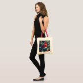 Tote Bag Cardinal de Noël/hiver (Devant (modèle))