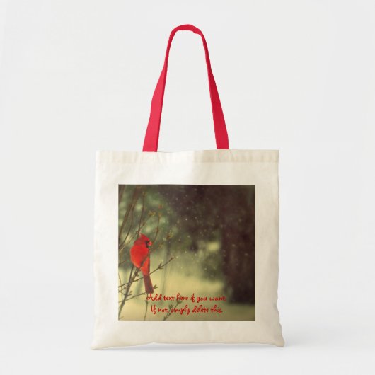 Tote Bag Cardinal masculin (Devant)