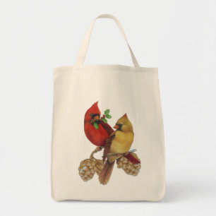 Tote Bag Cardinal Pair