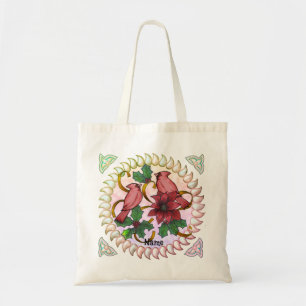 Tote Bag Cardinal Ribbons