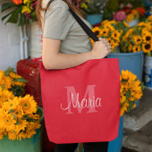 Tote Bag Cardinal Rouge Arbre Rustique d'hiver Pays moderne