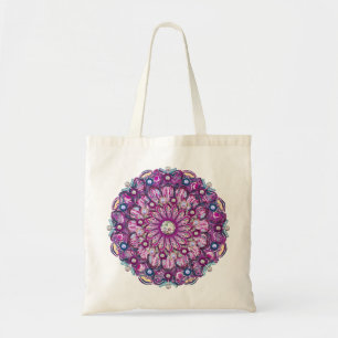 Tote Bag Cardinal rouge Rosace