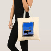 Tote Bag Caribou en hiver - Art original de la faune (Devant (produit))