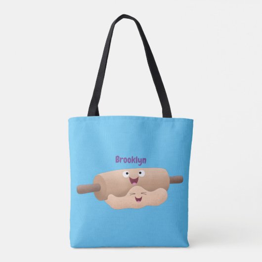 Tote Bag Caricature à pâte molle et à pâte molle (Dos)