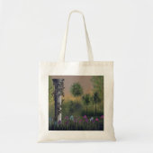 Tote Bag Caricature Abstraite paysage numérique forêt arbre (Devant)