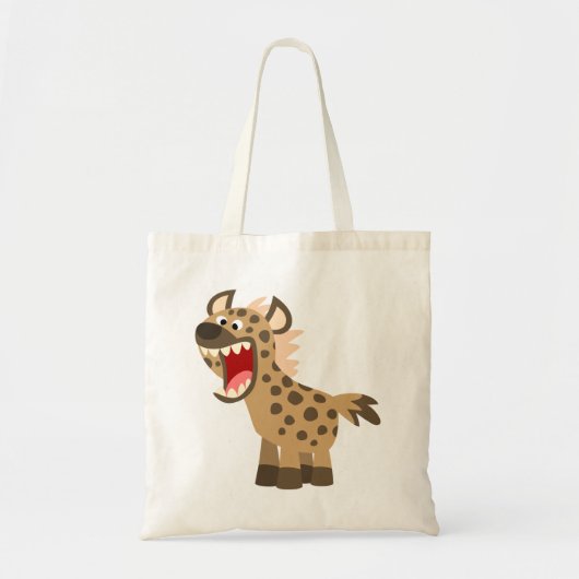 Tote Bag Caricature affamée Hyena (Devant)