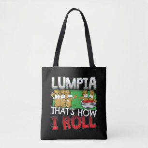 Tote Bag Caricature alimentaire philippine Lumpia