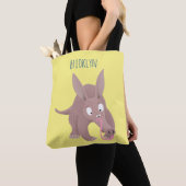 Tote Bag Caricature amusante de Aardvark (De près)