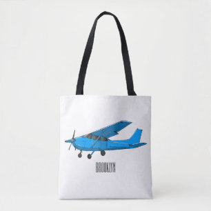 Tote Bag Caricature d'avion à voilure fixe