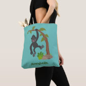 Tote Bag Caricature de bébé gorille joyeux (De près)