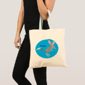 Tote Bag Caricature de bilby australien très heureuse (Devant (produit))