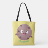 Tote Bag Caricature de biscuit à puce en chocolat (Dos)