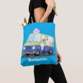 Tote Bag Caricature de camion de glace joli (De près)