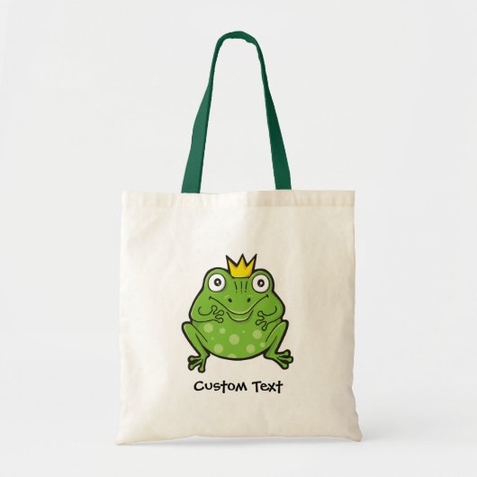 Tote Bag Caricature de grenouille (Devant)