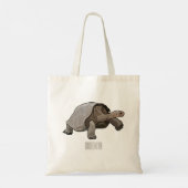 Tote Bag Caricature de la tortue des Galapagos (Dos)