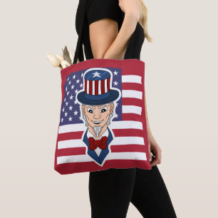 Tote Bag Caricature de l'oncle Sam