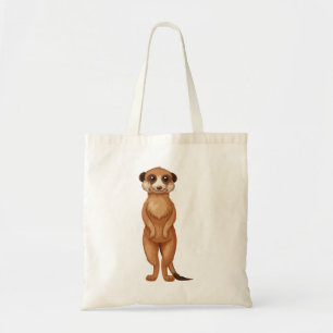 Tote Bag Caricature de Meerkat