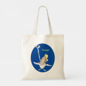 Tote Bag Caricature de Tir à l'arc (Dos)