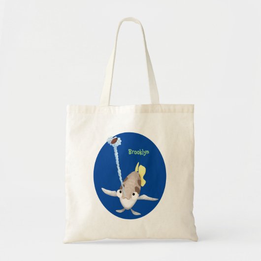 Tote Bag Caricature de Tir à l'arc (Devant)
