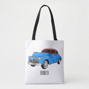 Tote Bag Caricature de voiture classique 1948