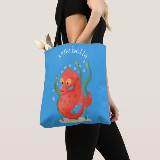 Tote Bag Caricature d'hippocampe pygmée (De près)