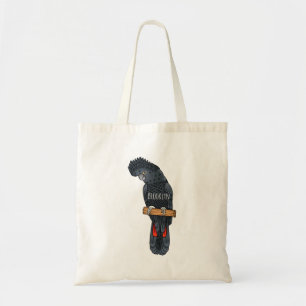Tote Bag Caricature d'oiseau à queue rouge