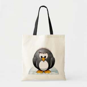 Tote Bag Caricature Icey Penguin