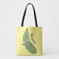 Caricature joyeux de courgettes mignonnes