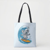Tote Bag Caricature Koala Bear (Devant)