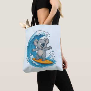 Tote Bag Caricature Koala Bear