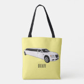 Tote Bag Caricature limousine (Dos)