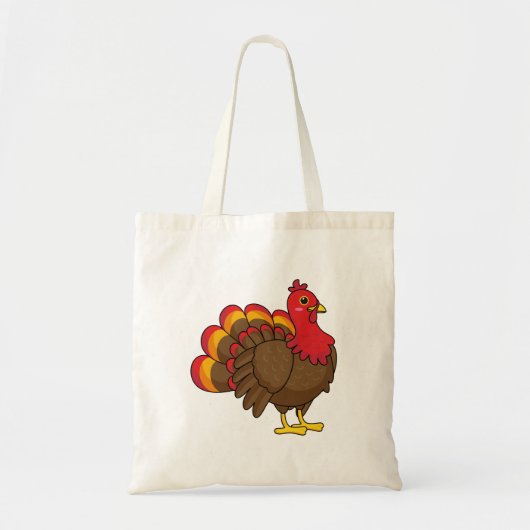 Tote Bag Caricature mignonne Turquie (Devant)