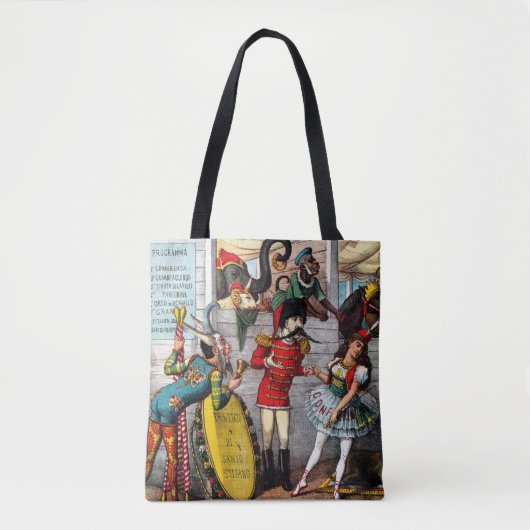 Tote Bag Caricature Politique Italienne Des Interprètes De  (Devant)