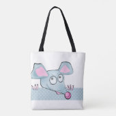 Tote Bag Caricature souris rat Nouvel An 2020 symbole enfan (Dos)