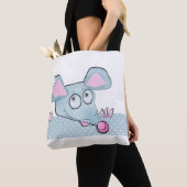 Tote Bag Caricature souris rat Nouvel An 2020 symbole enfan (De près)