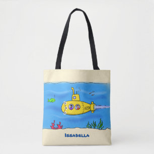 Tote Bag Caricature sous-marine joyeuse
