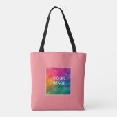 Tote Bag Carissma Turquoise Lumière Ajouter Votre Photo Ici (Dos)