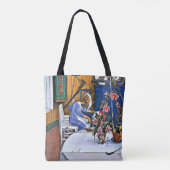 Tote Bag Carl Larsson, Intérieur avec Cactus, (Dos)